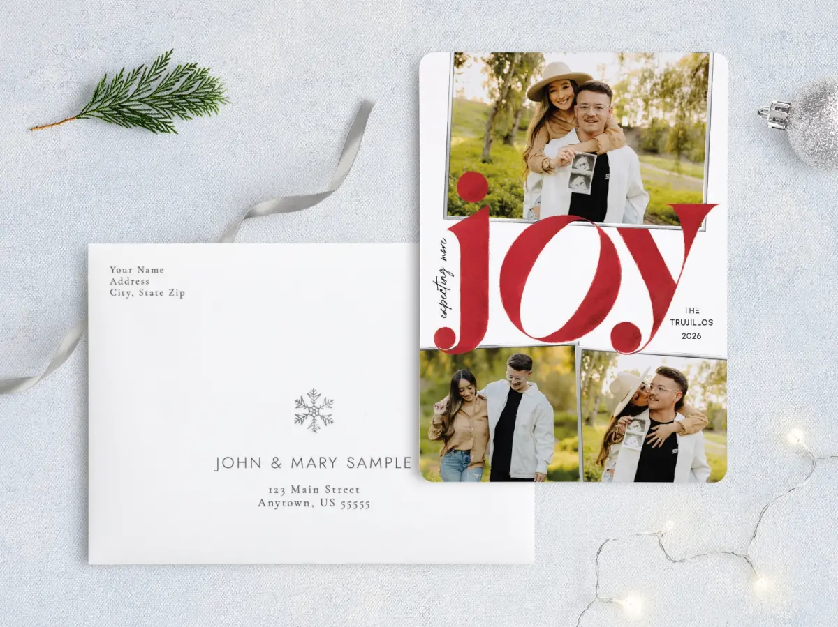 Front with Envelope Design