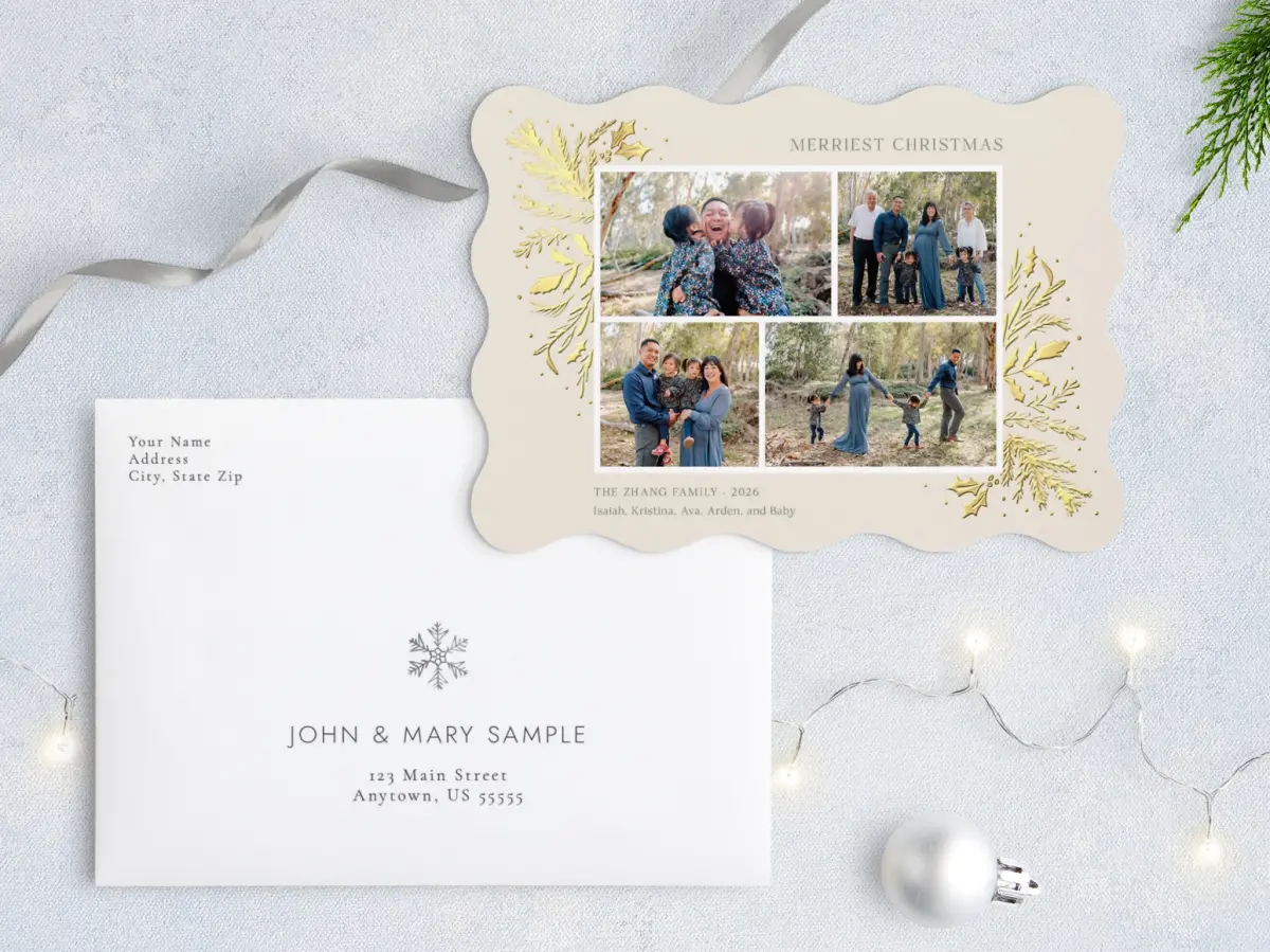Front with Envelope Design