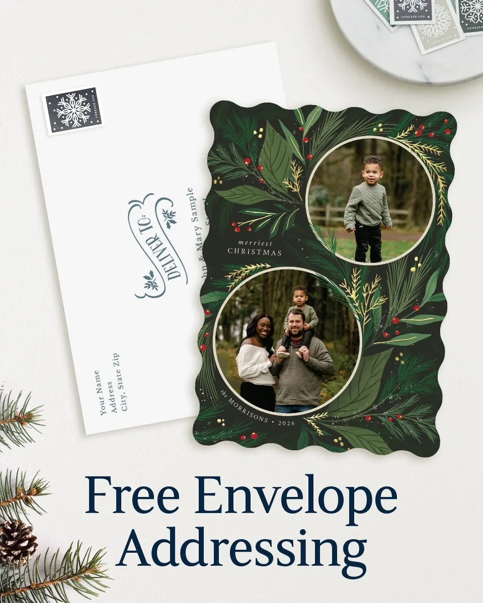 Wavy Christmas Cards