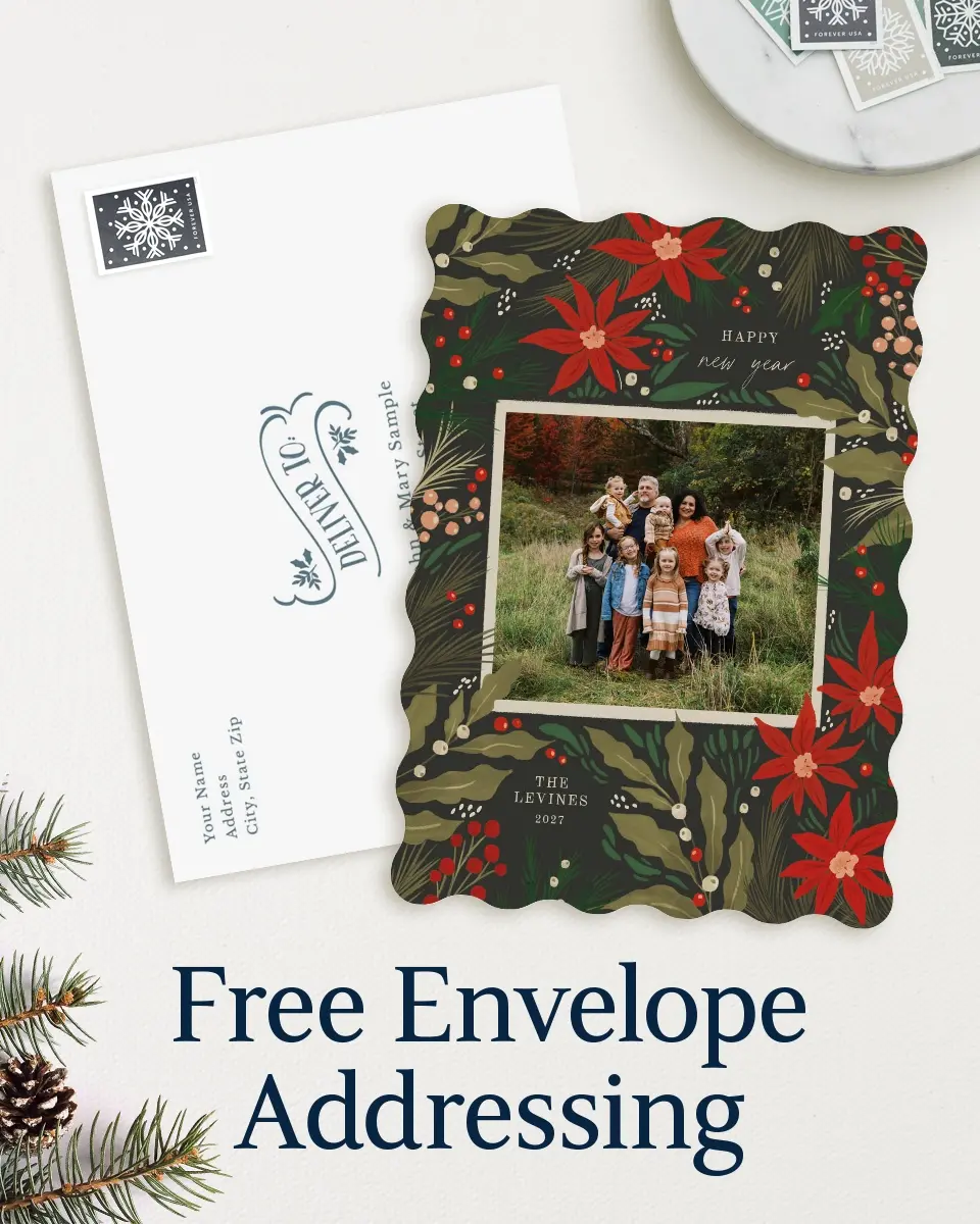 Wavy Christmas Cards