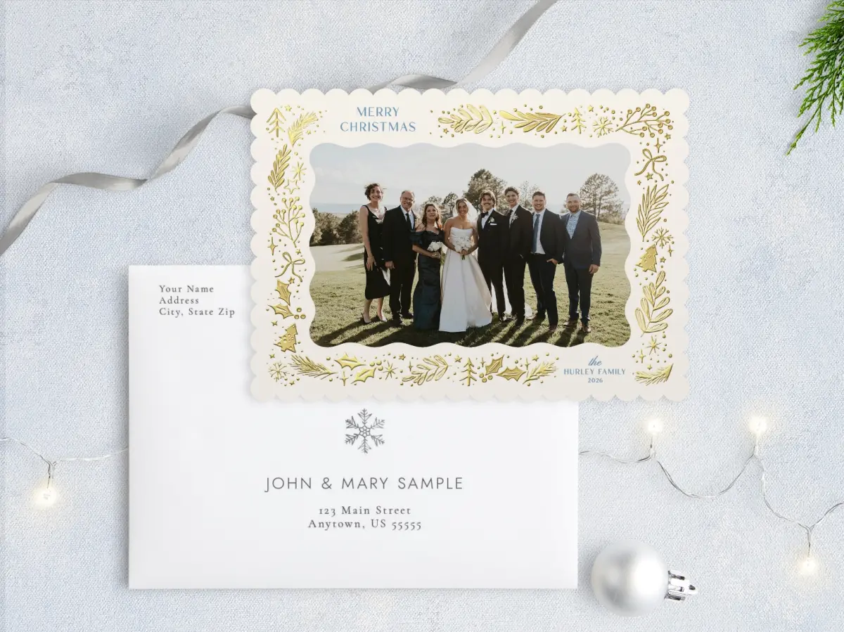 Front with Envelope Design