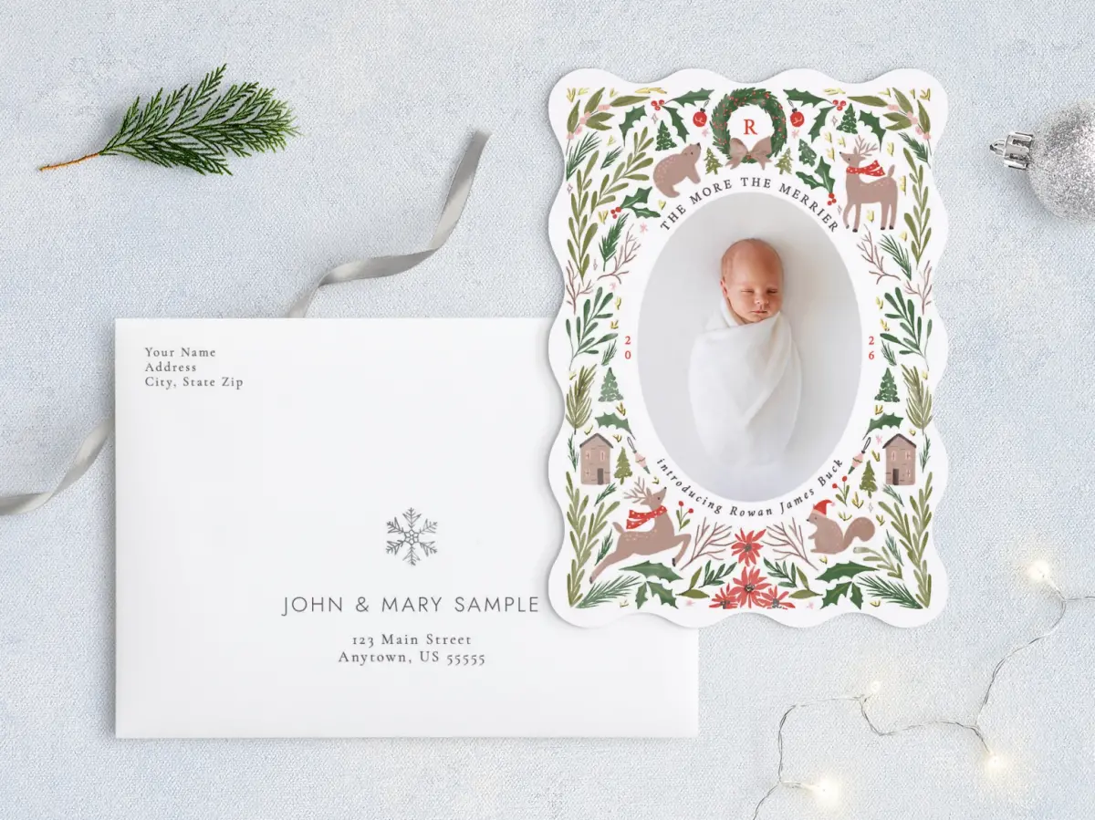 Front with Envelope Design