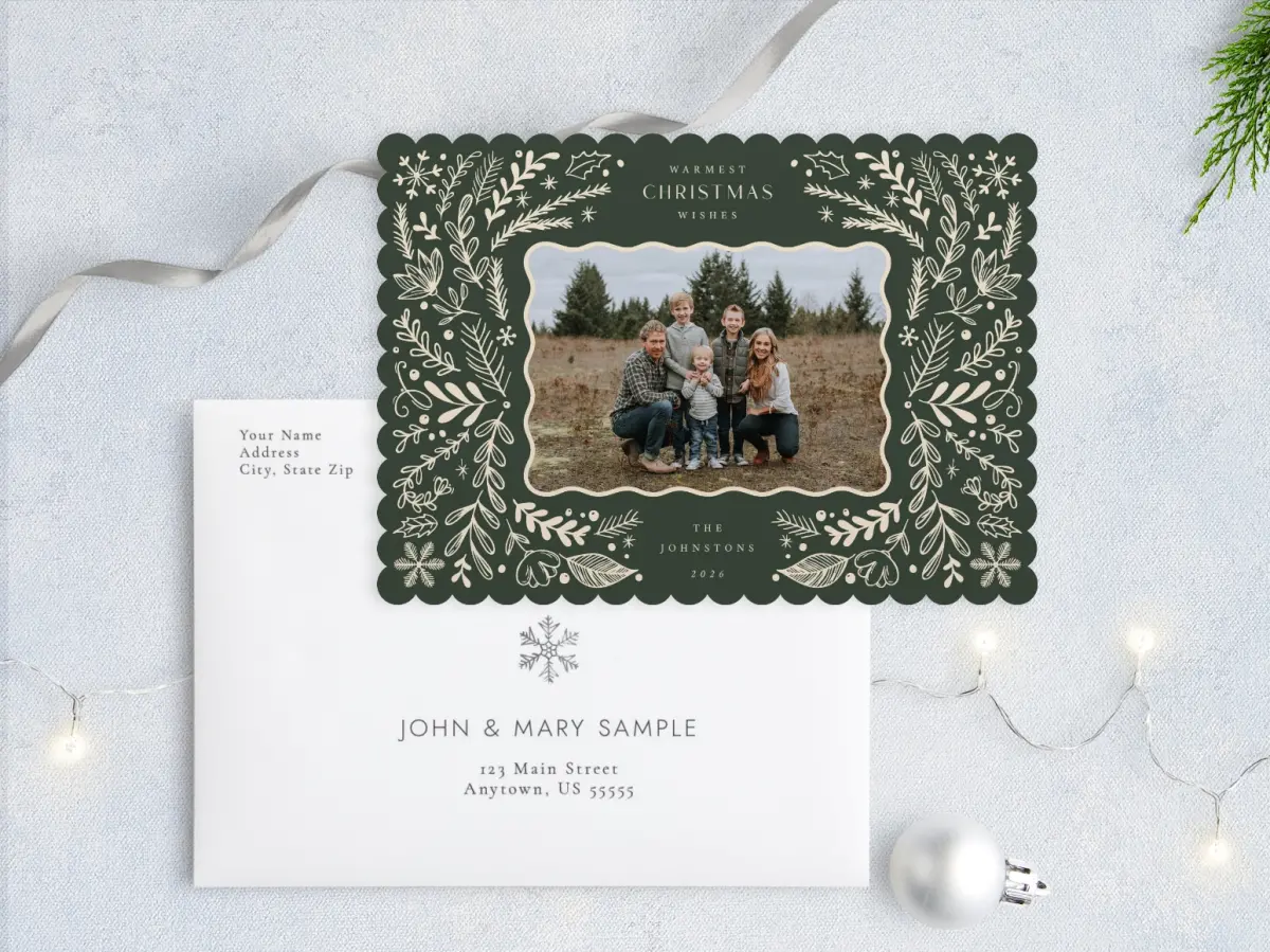 Front with Envelope Design