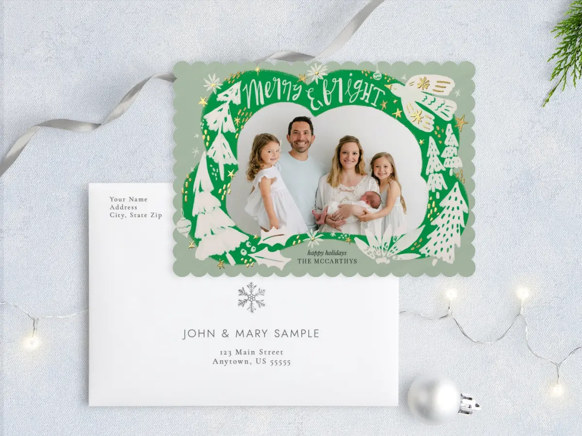 Front with Envelope Design