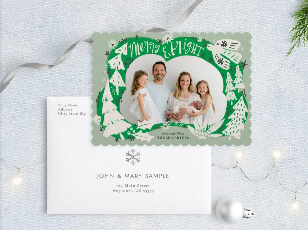 Front with Envelope Design