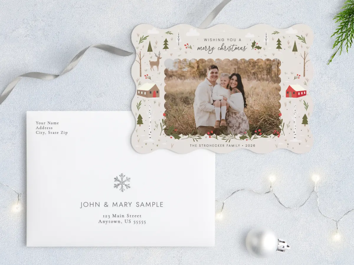 Front with Envelope Design