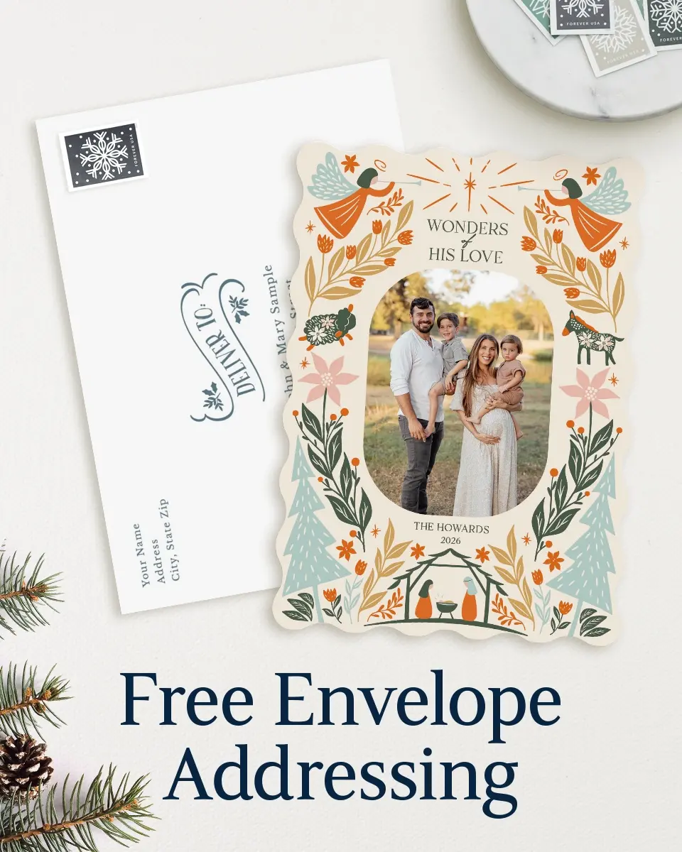Wavy Christmas Cards