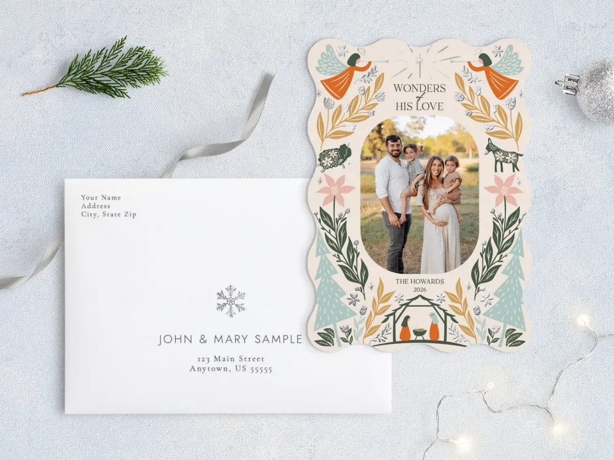 Front with Envelope Design