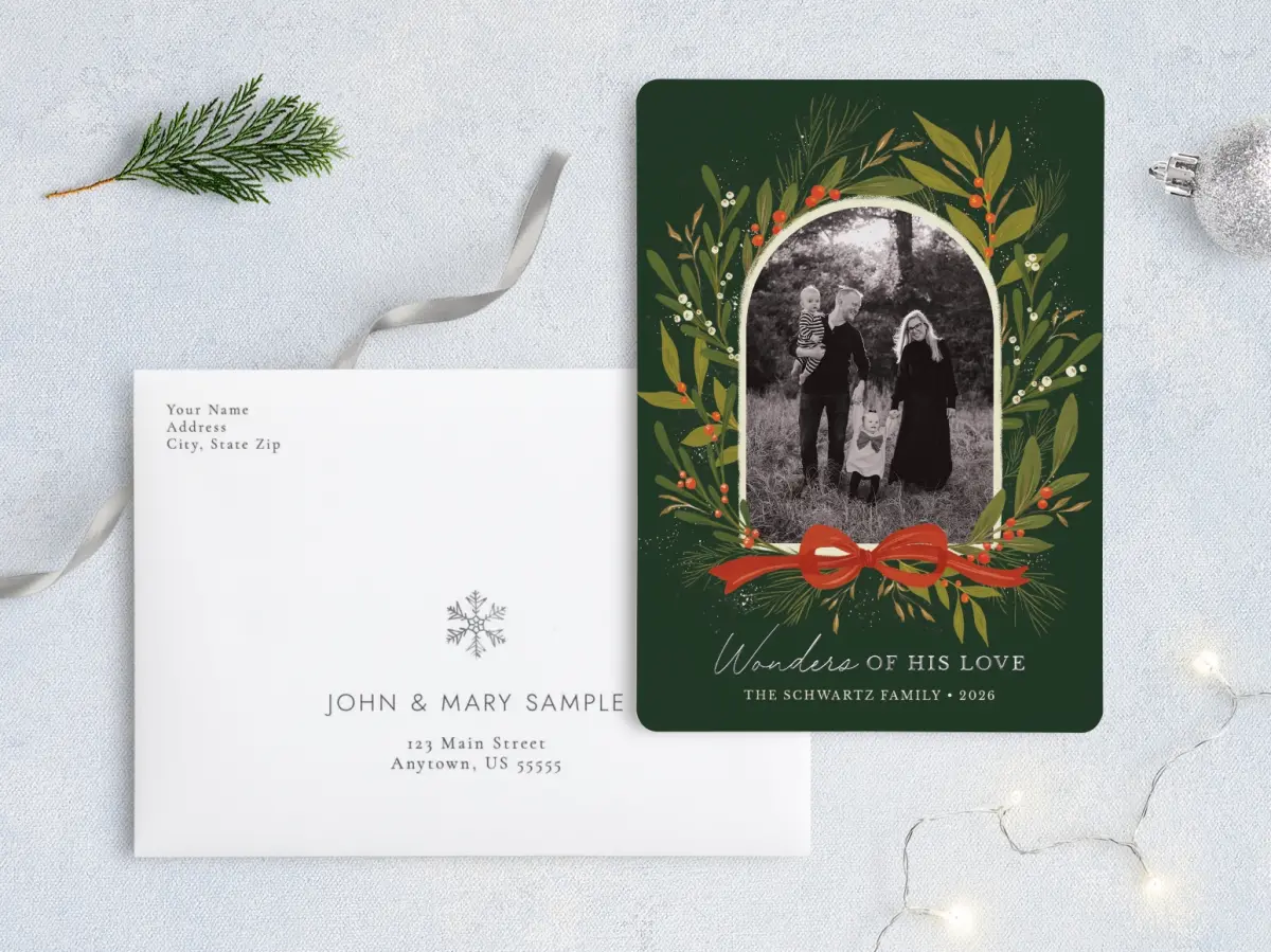 Front with Envelope Design