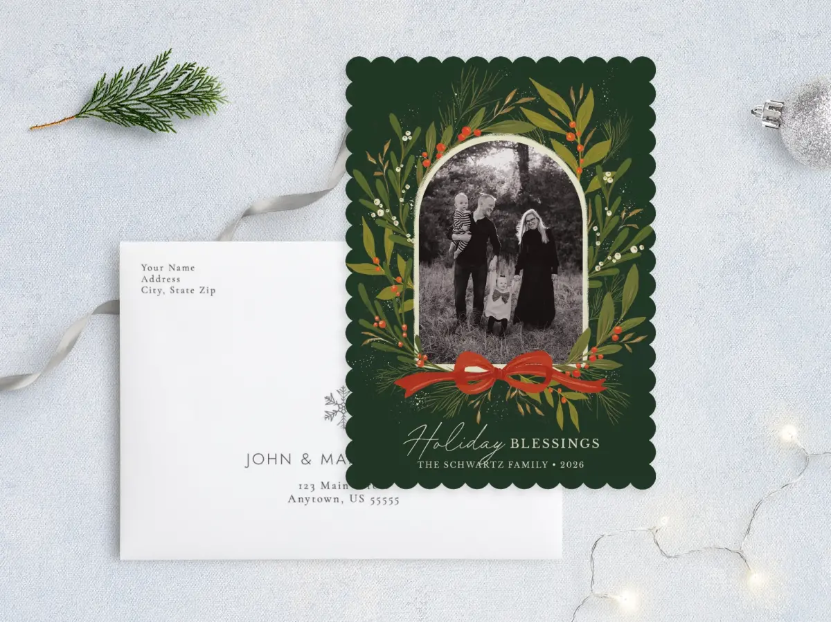 Front with Envelope Design