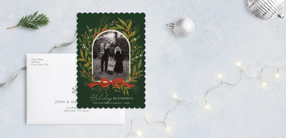 Front with Envelope Design
