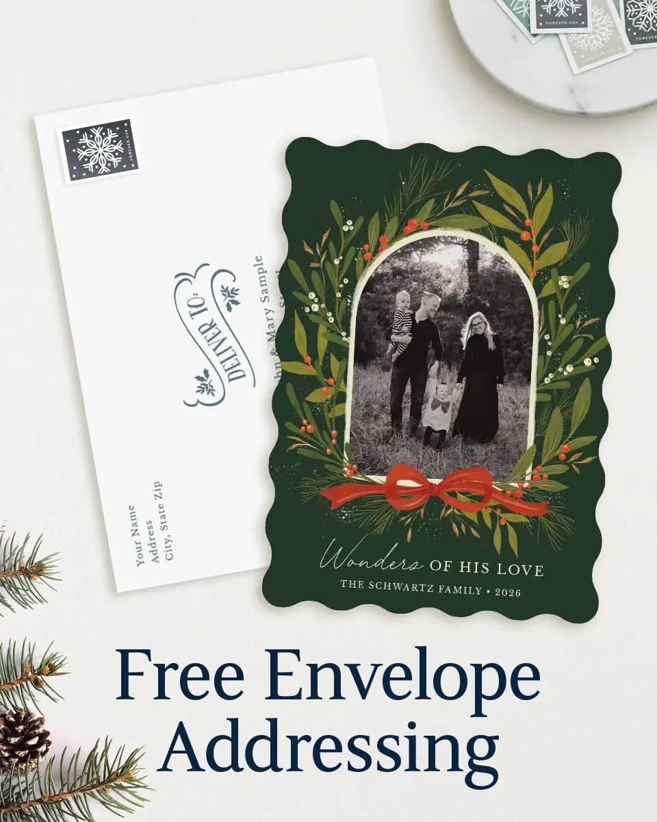 Wavy Christmas Cards