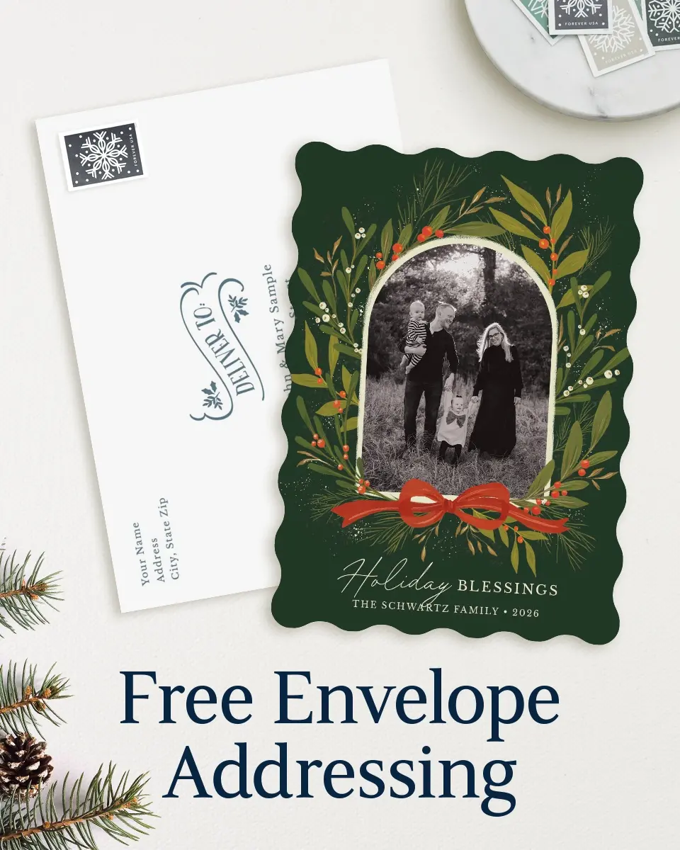Wavy Christmas Cards