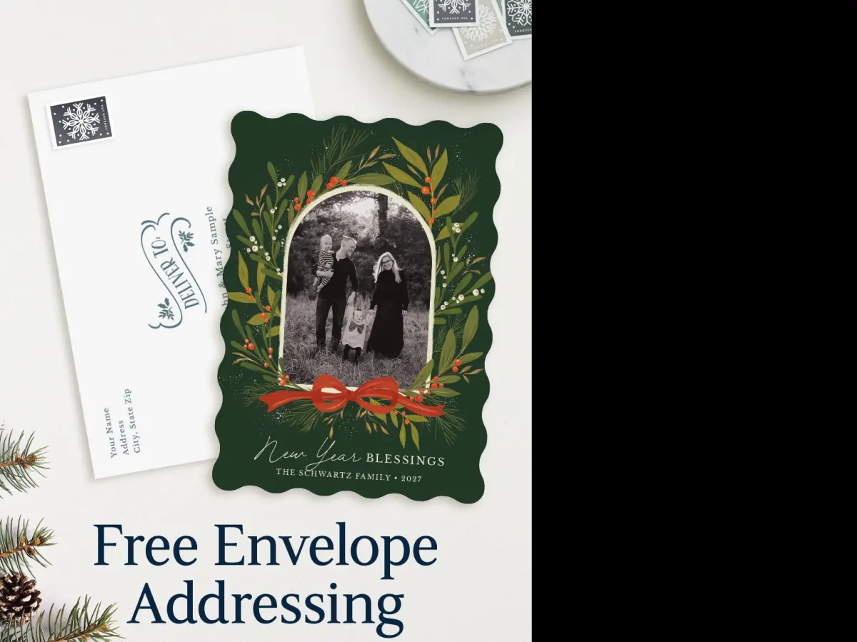 Wavy Christmas Cards