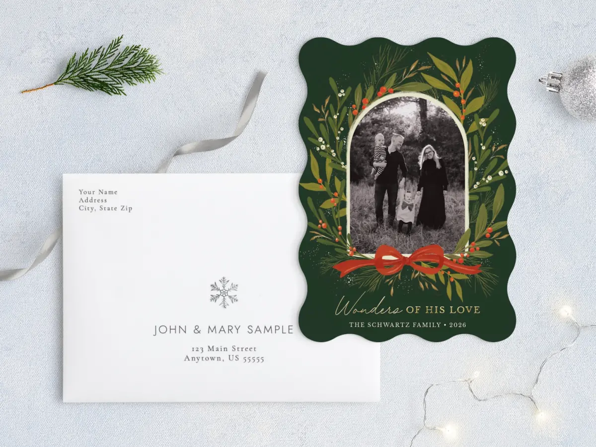 Front with Envelope Design