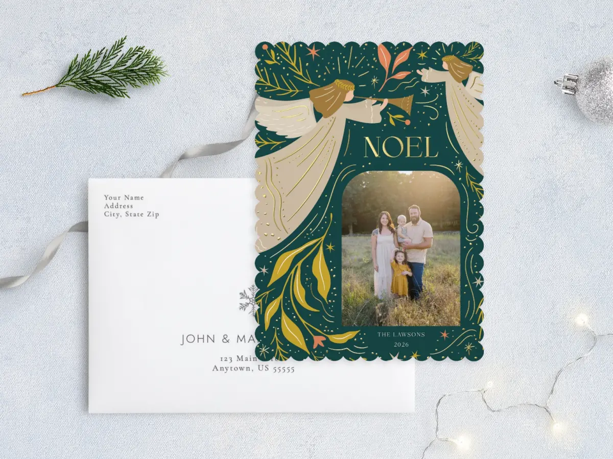Front with Envelope Design