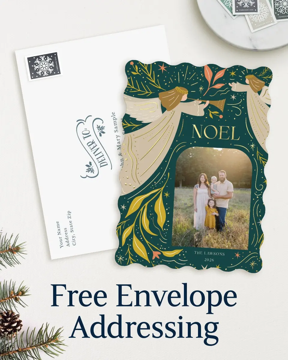 Wavy Christmas Cards