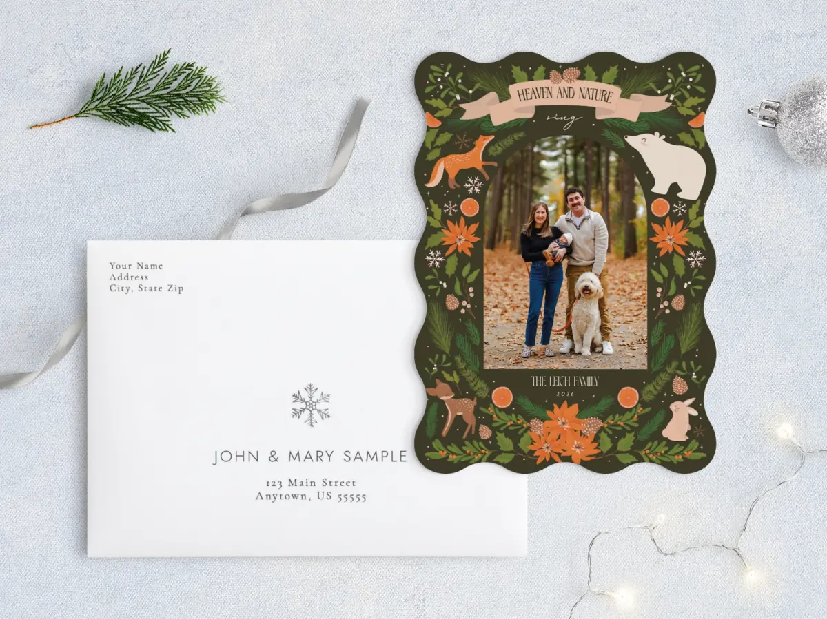 Front with Envelope Design