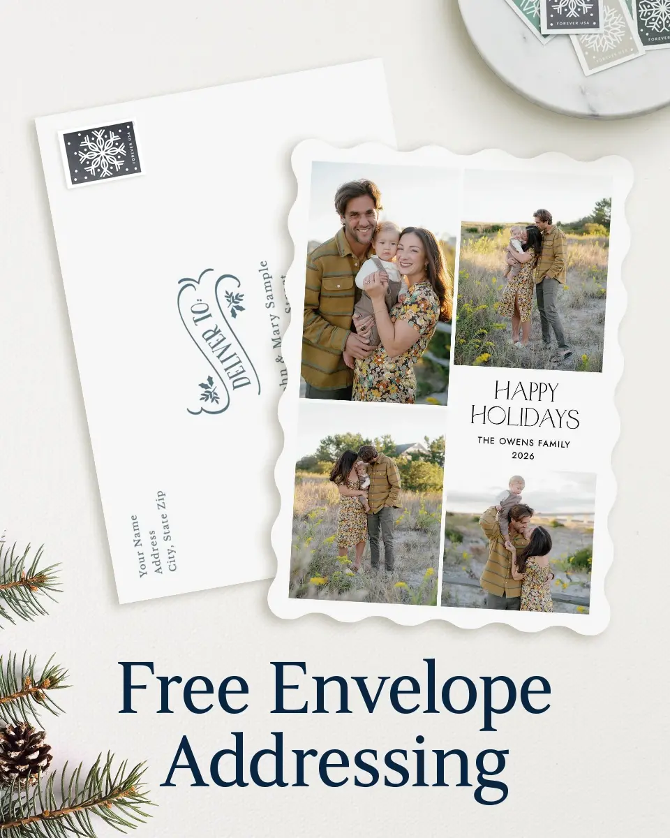 Wavy Christmas Cards