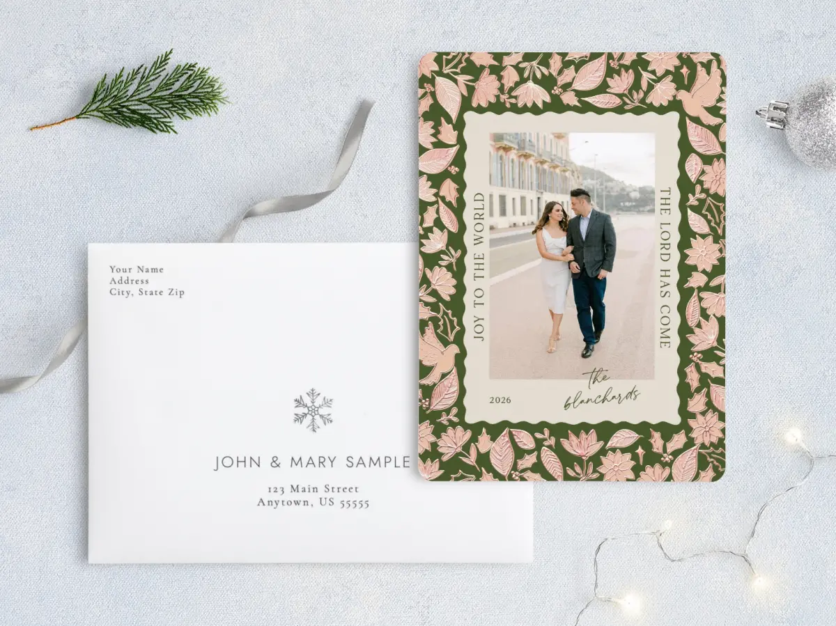 Front with Envelope Design