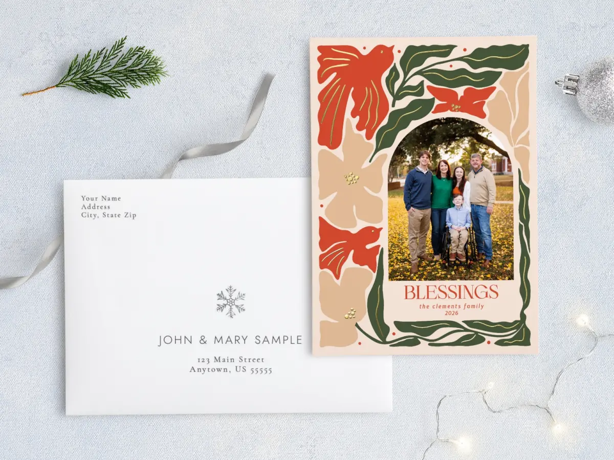 Front with Envelope Design