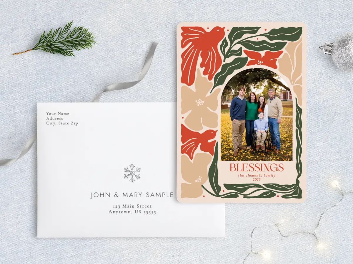 Front with Envelope Design