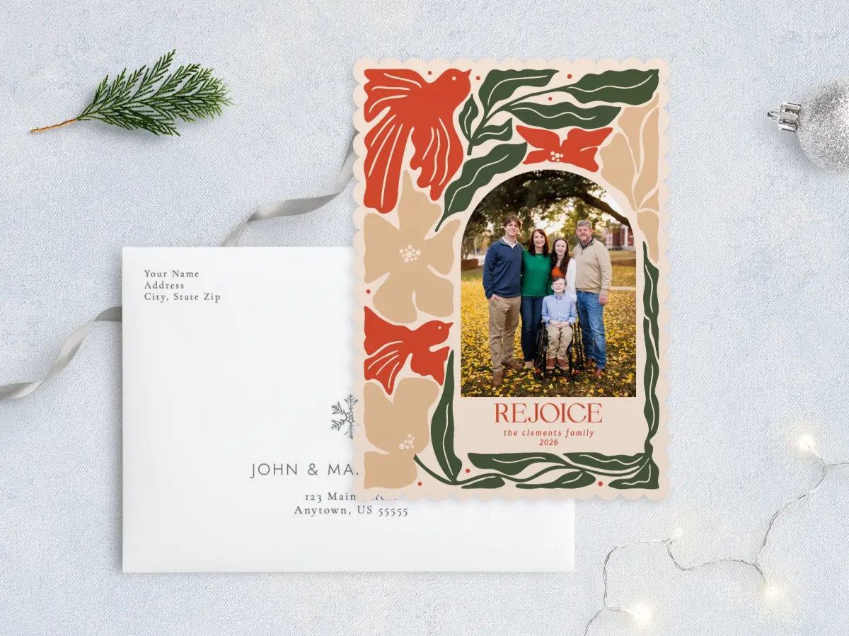 Front with Envelope Design