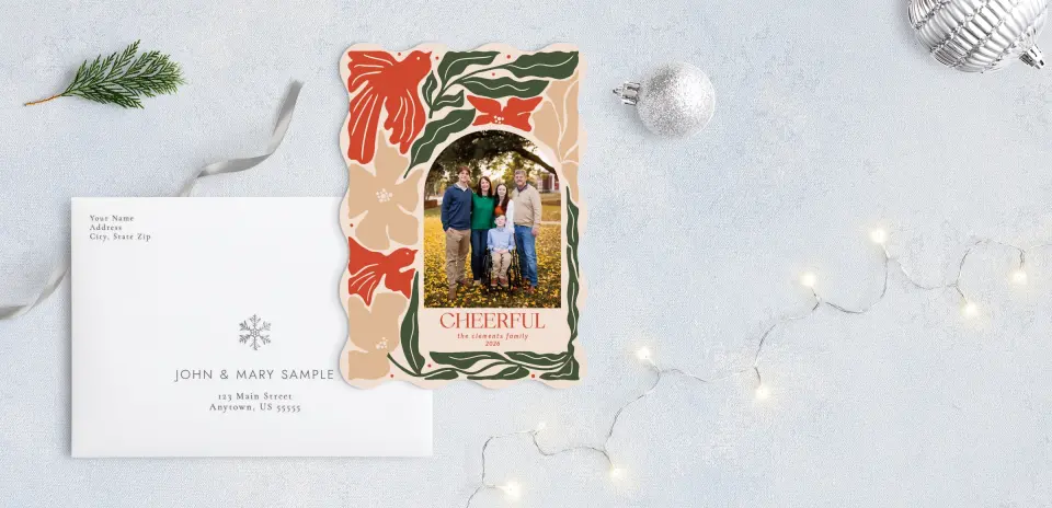 Front with Envelope Design