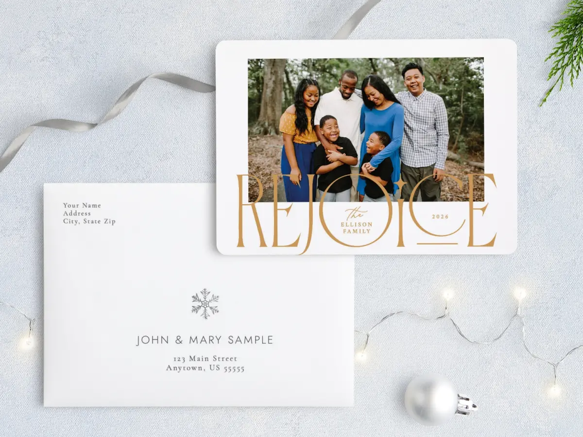 Front with Envelope Design