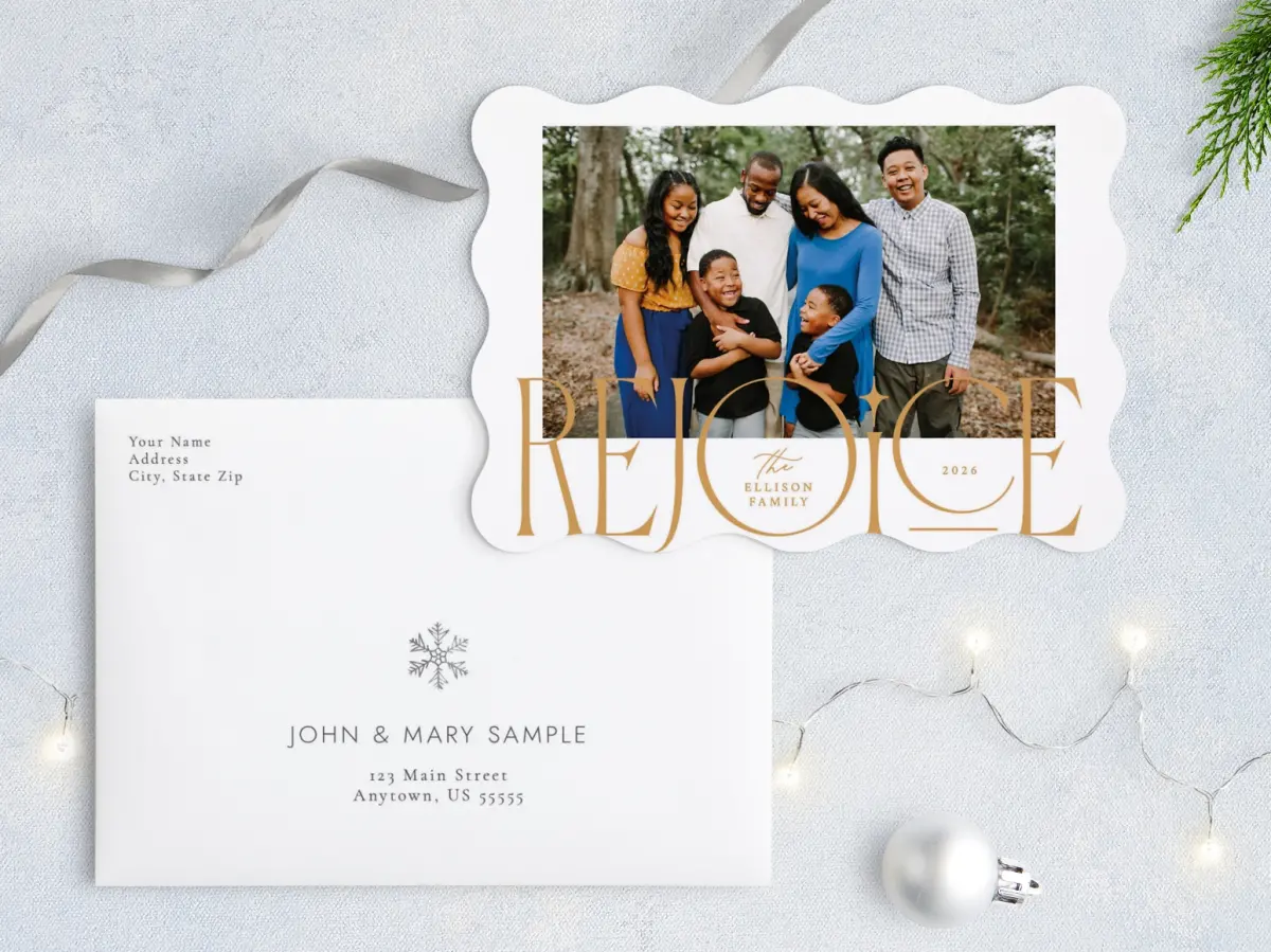 Front with Envelope Design