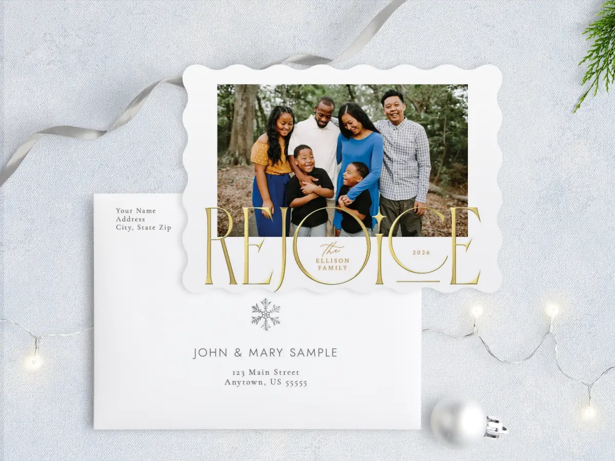 Front with Envelope Design