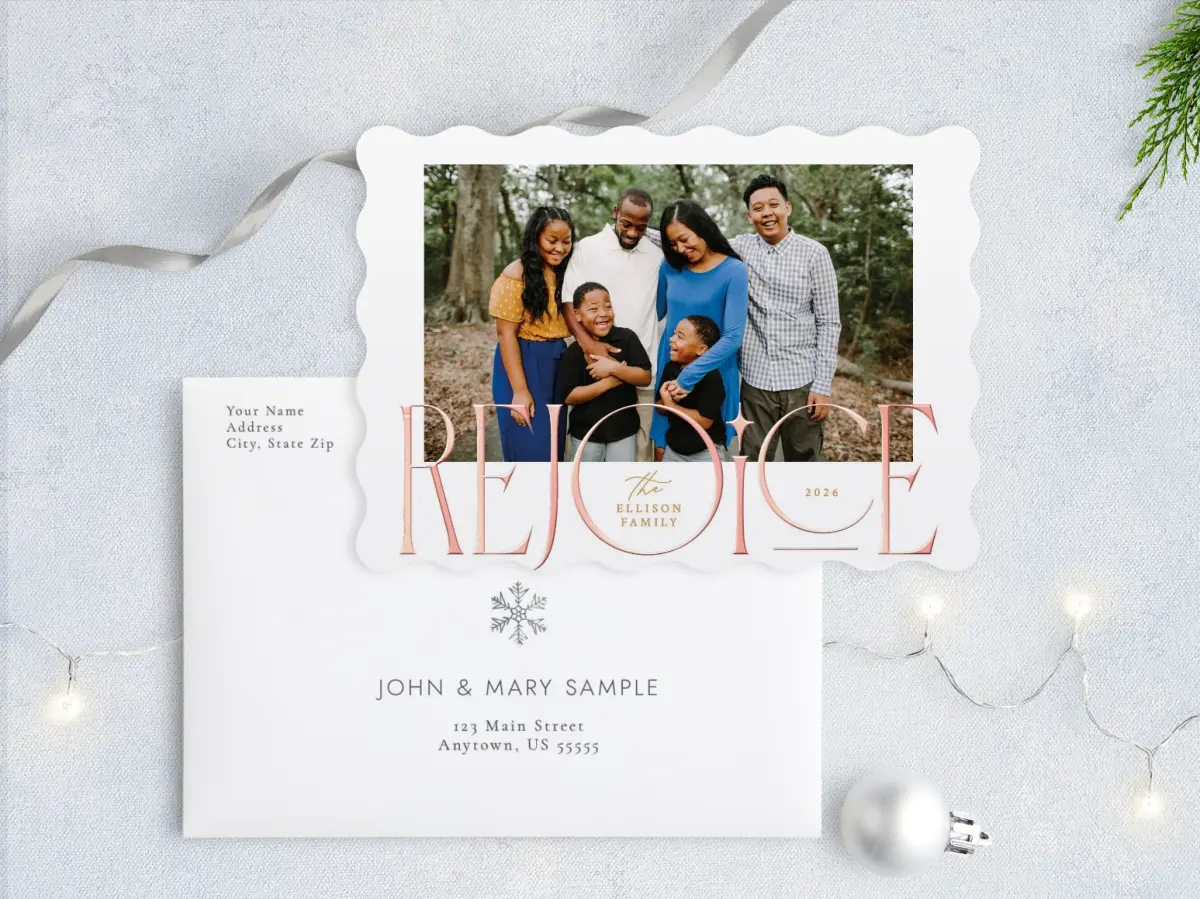 Front with Envelope Design