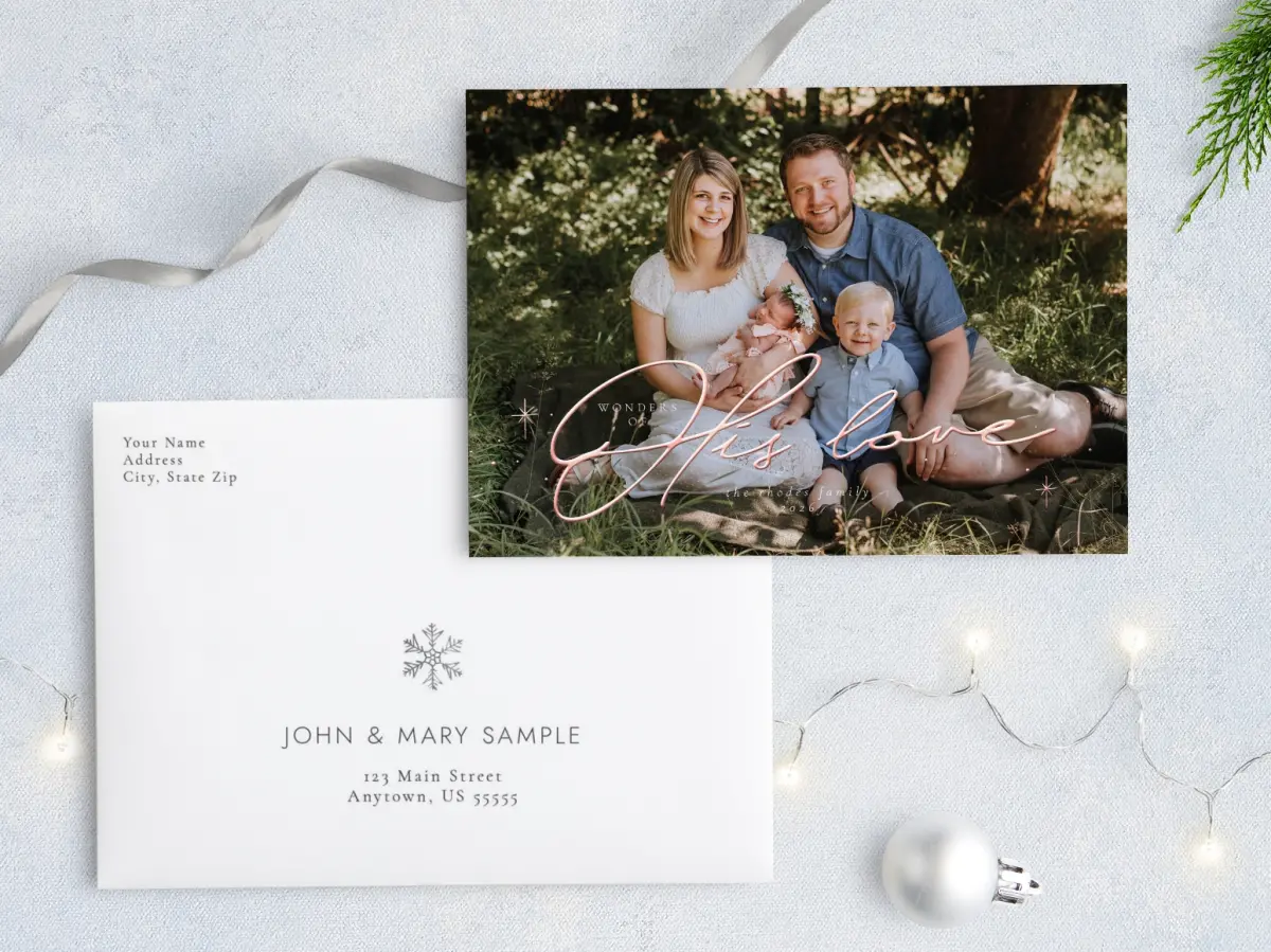 Front with Envelope Design