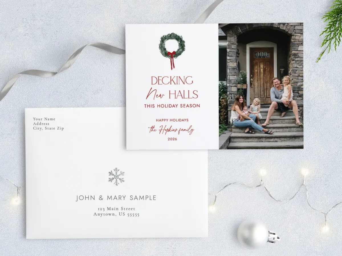 Front with Envelope Design
