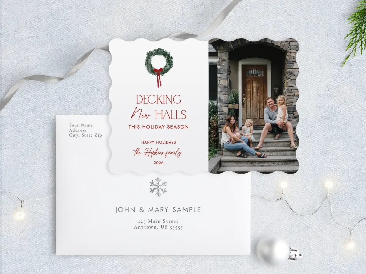 Front with Envelope Design