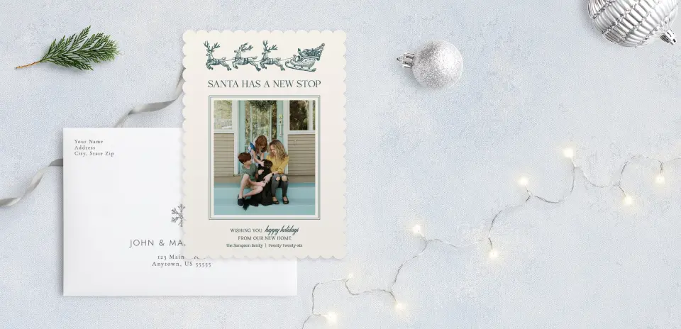 Front with Envelope Design