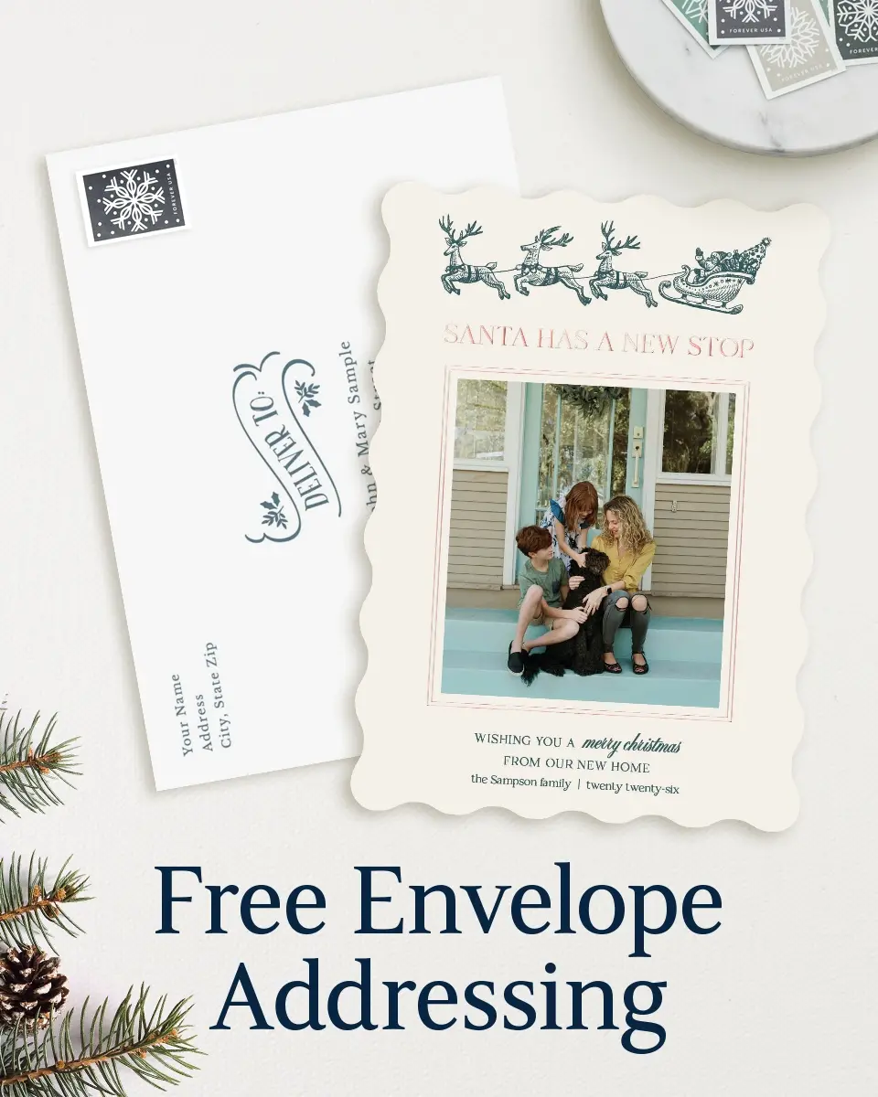 Wavy Christmas Cards