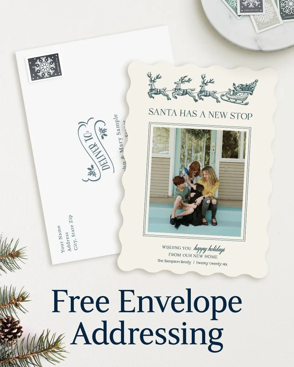Wavy Christmas Cards