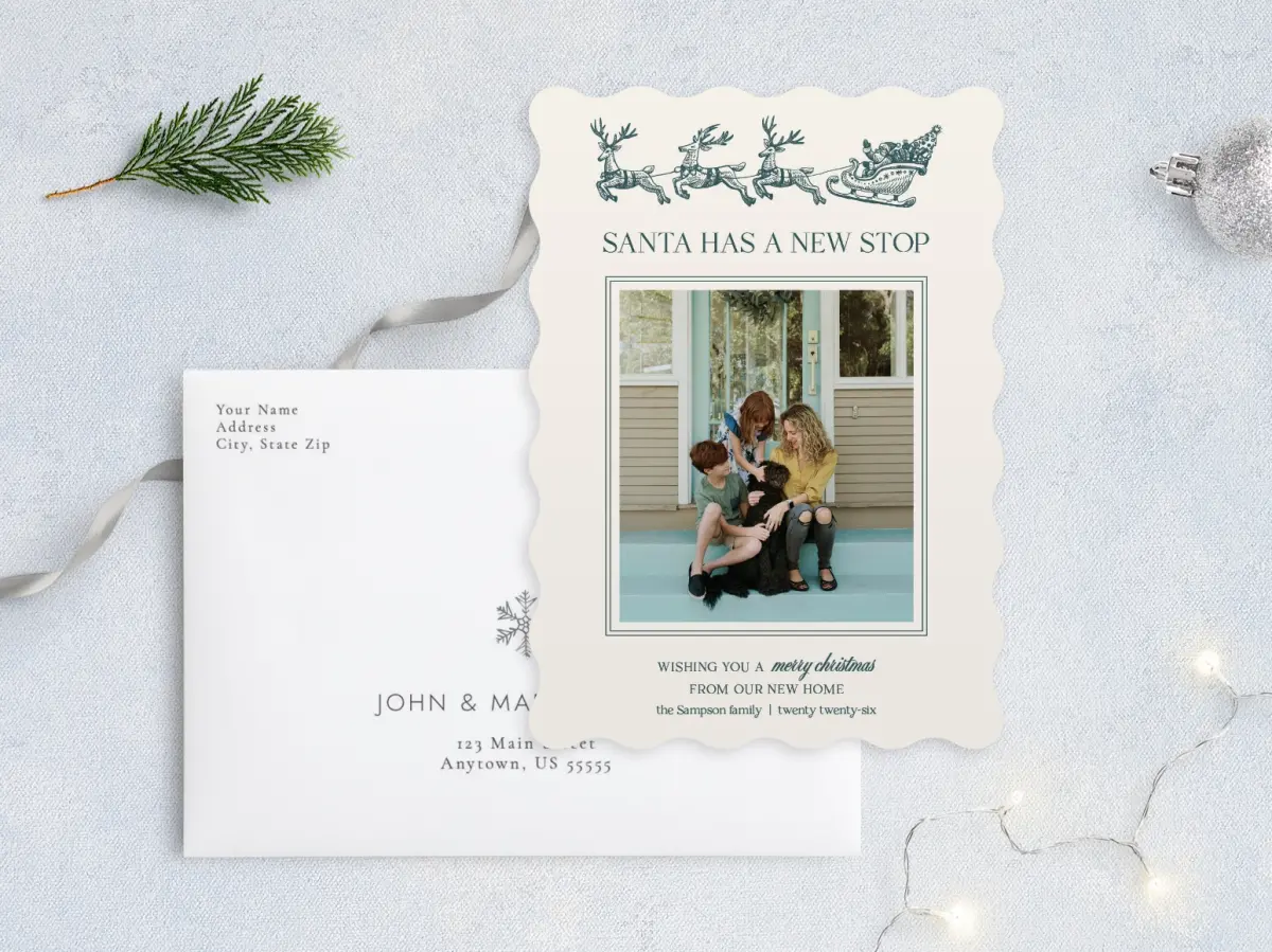 Front with Envelope Design