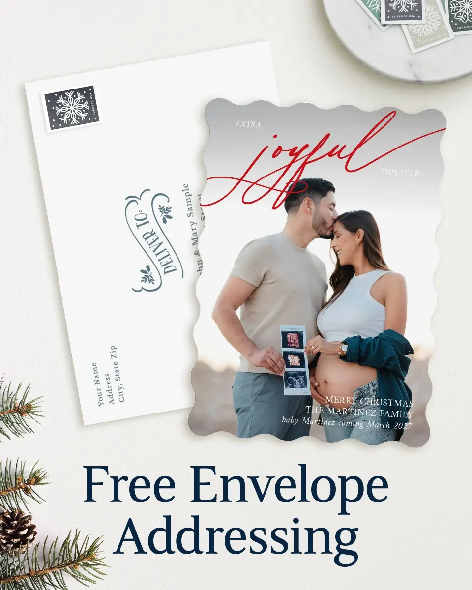 Wavy Christmas Cards