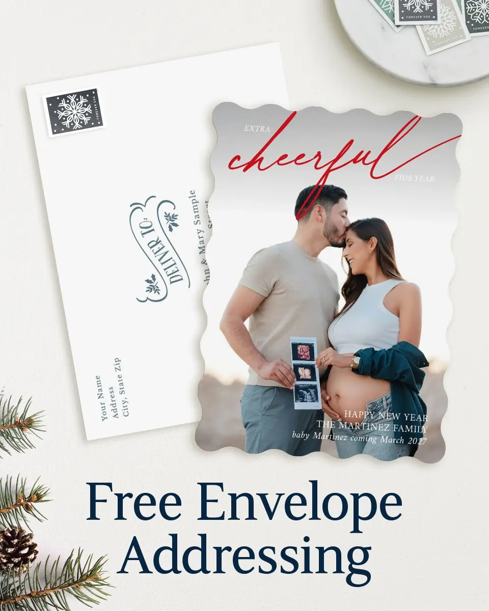 Wavy Christmas Cards