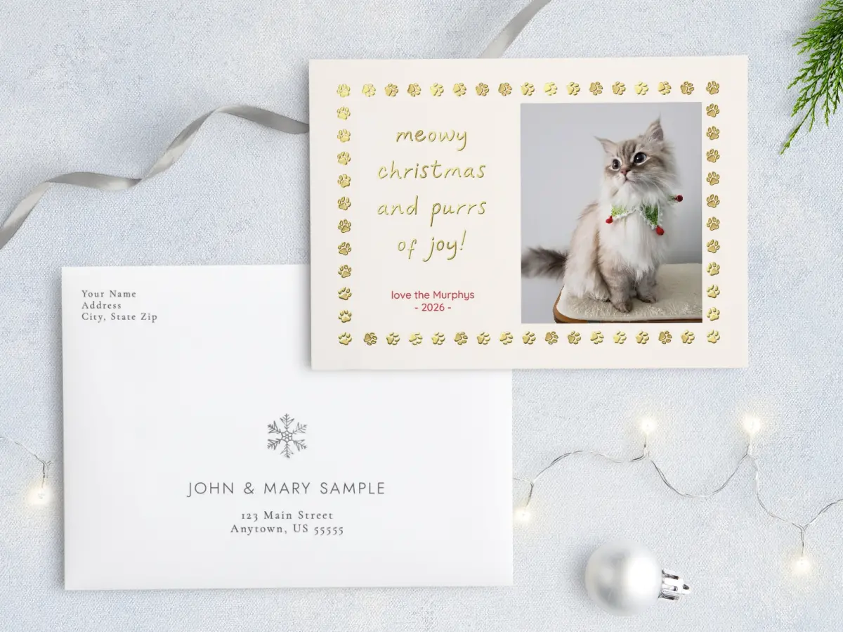 Front with Envelope Design