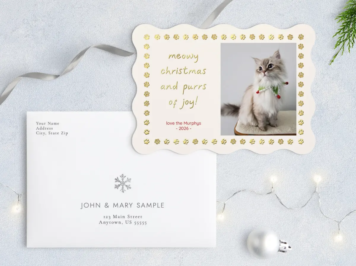 Front with Envelope Design