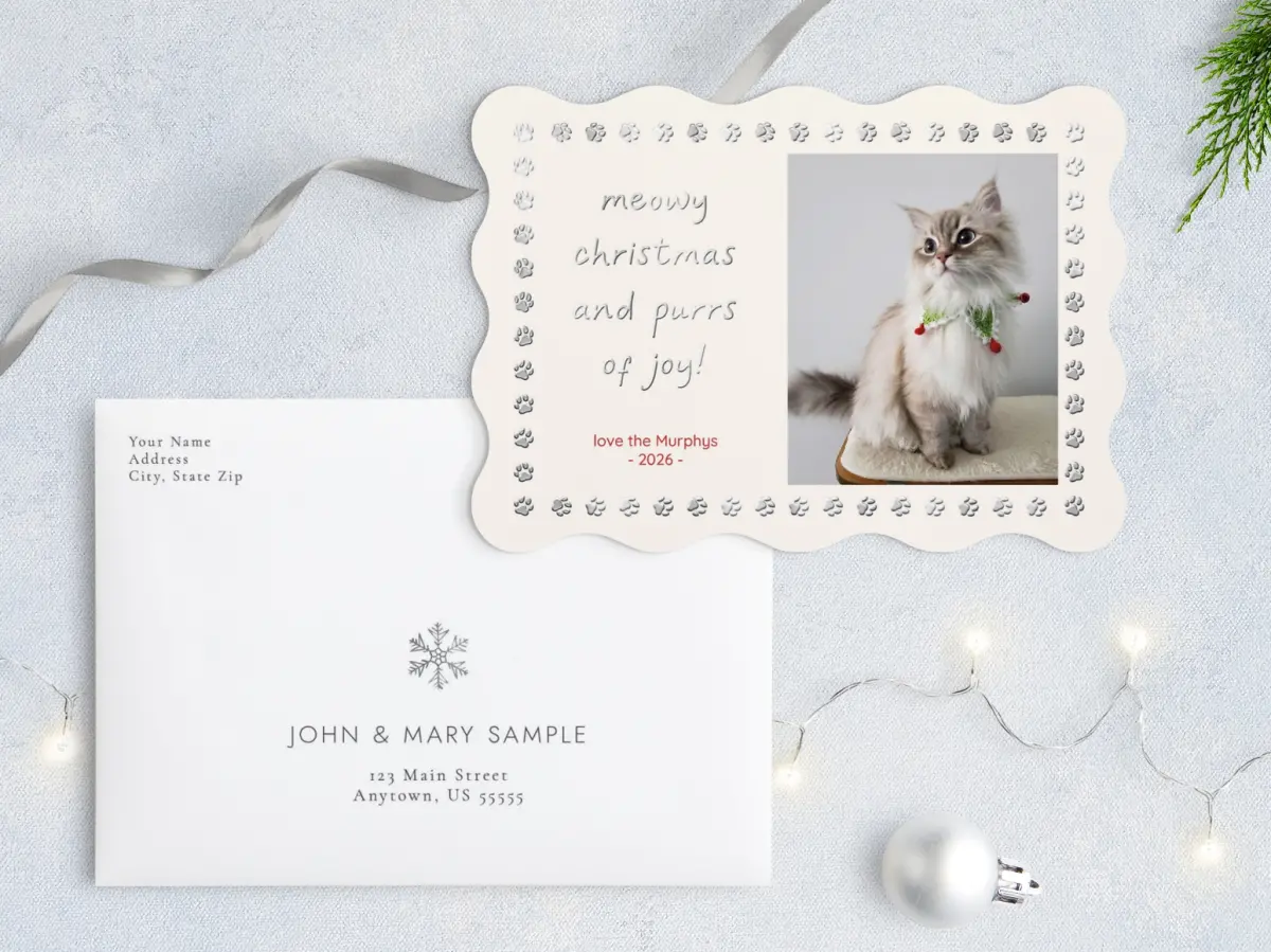 Front with Envelope Design