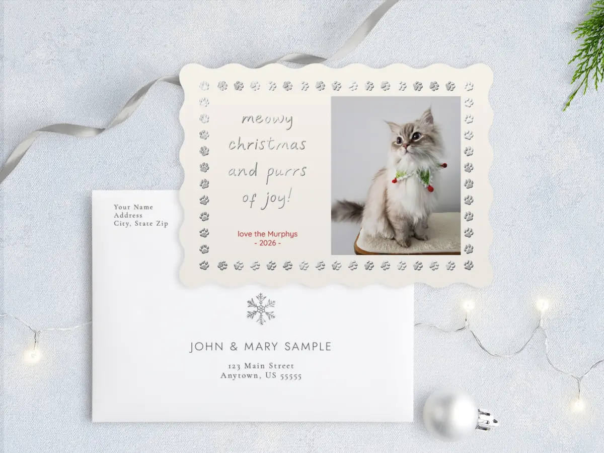 Front with Envelope Design