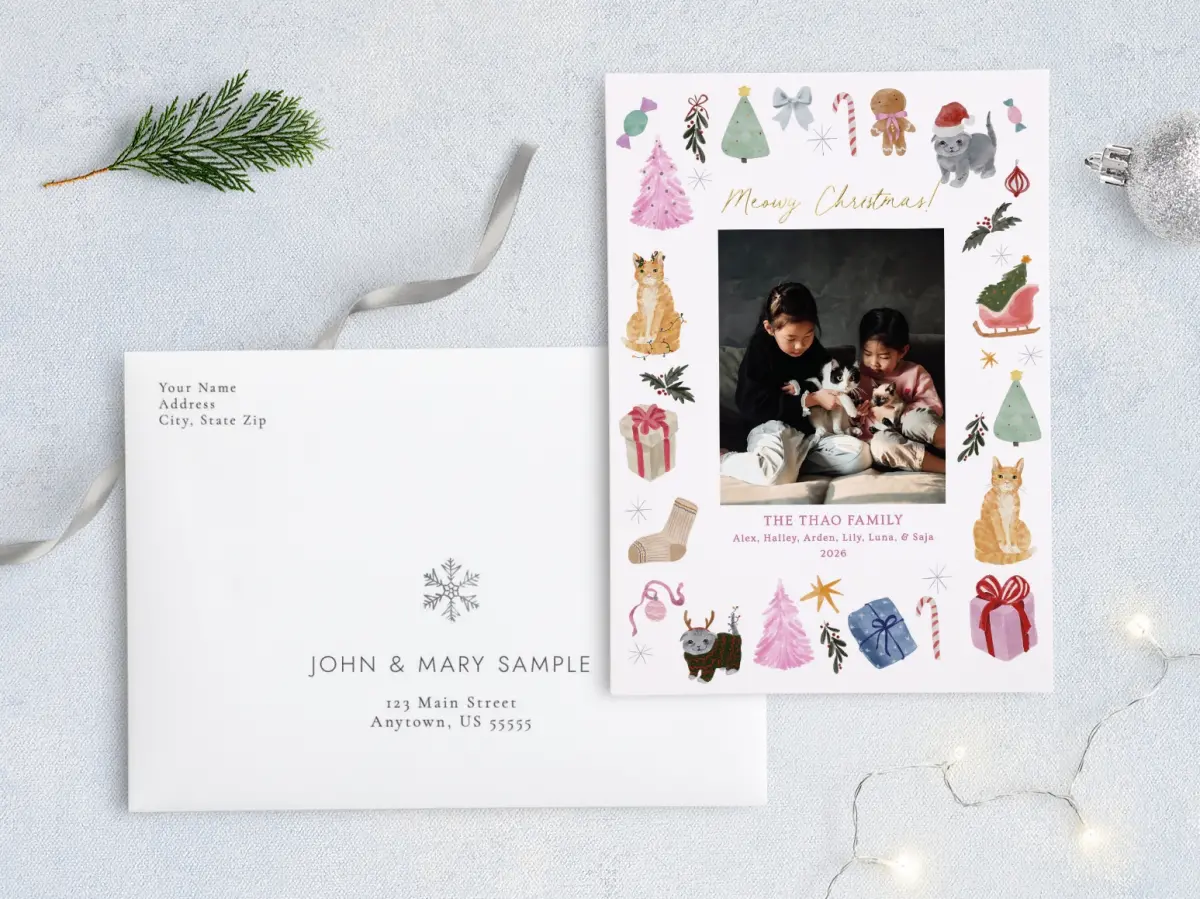 Front with Envelope Design