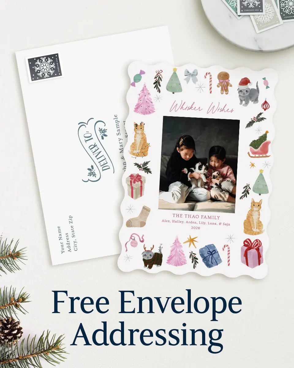 Wavy Christmas Cards