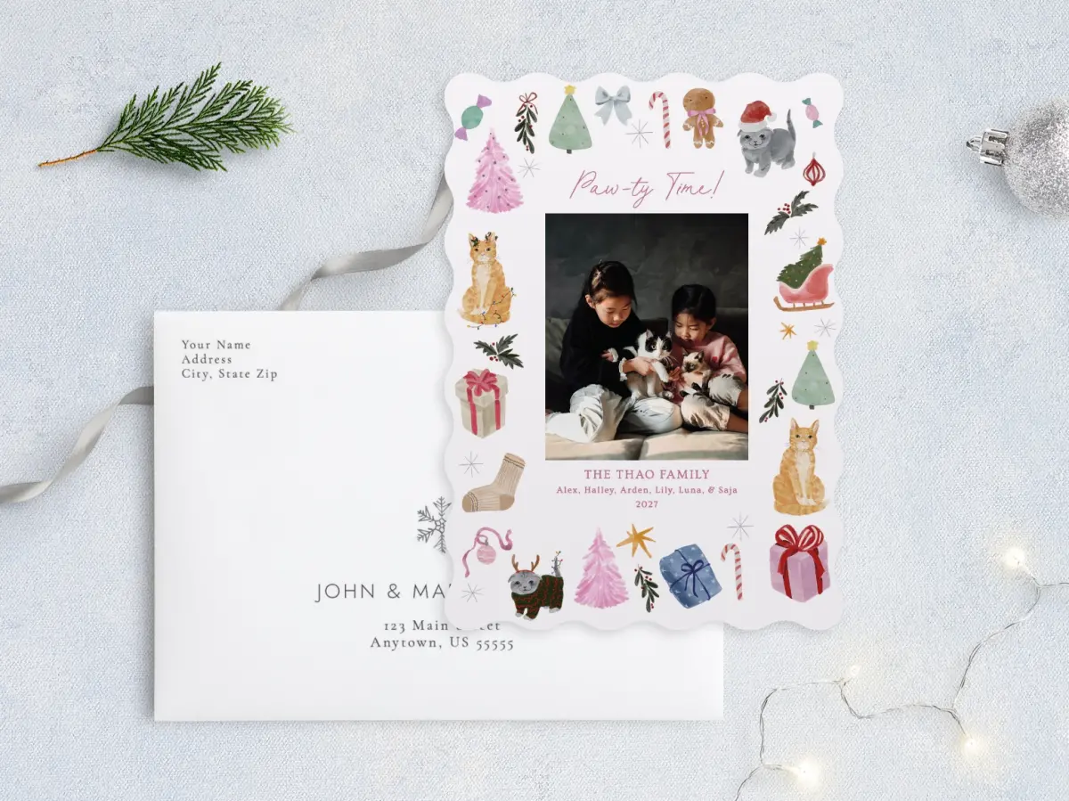 Front with Envelope Design