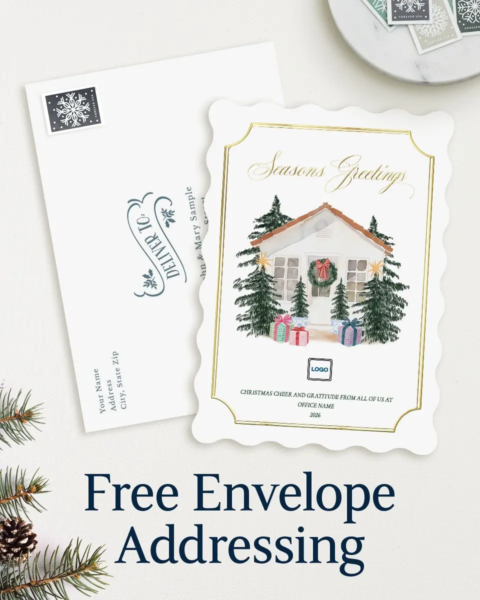 Wavy Christmas Cards