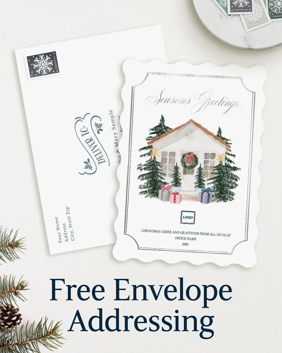 Wavy Christmas Cards